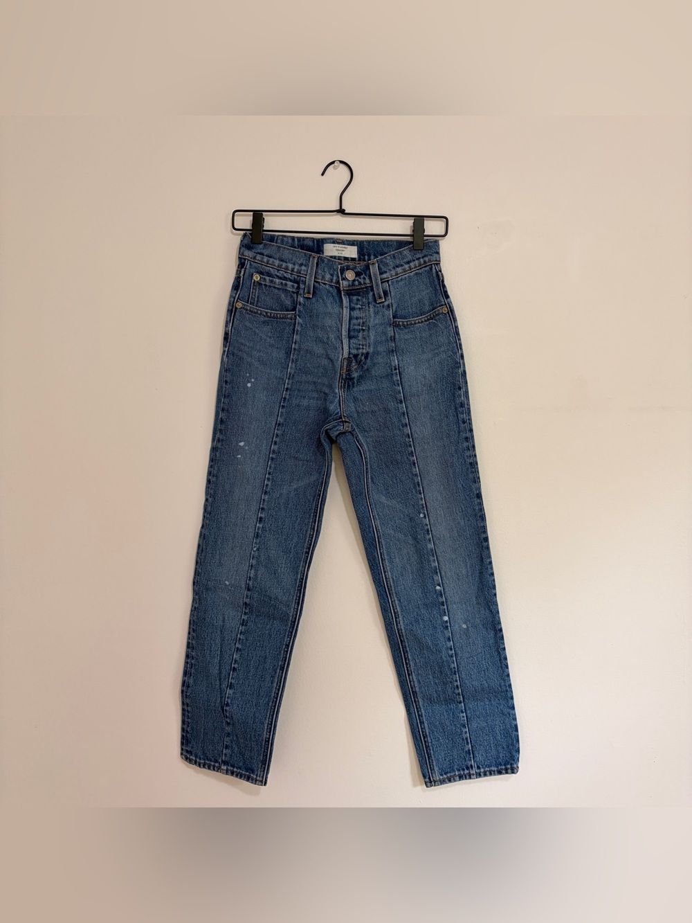 LEVI'S Altered Straight Leg Cropped Slim Fit Women's Jeans (25W, Medium Wash)